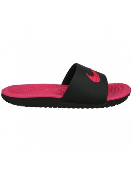 NIKE KAWA SLIDE 819353-001 819353-001 NEGRO/ROSA
