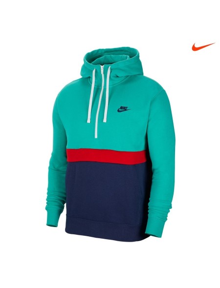 SUDADERA NIKE BV2699-348 BV2699-348 VERD/MNO