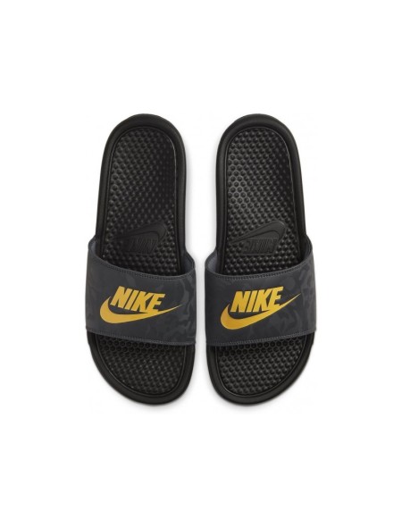 NIKE CHANCLAS BENASSI JDI 343880 031 NEGRO/ORO 343880-031 NEGRO/ORO