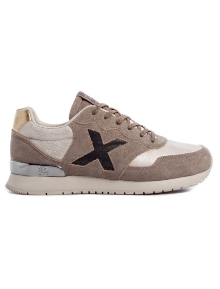 Zapatilla Munich Ripple 27 beige para mujer-z