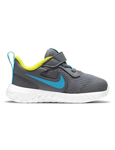 Zapatillas Niño/A Nike Revolution 5 Gris Bq5673-021
