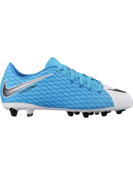 puenting sentido común Extraordinario BOTA TACOS NIKE HYPERVENOM PHELON AG NIÑO 878644-104 878644-104